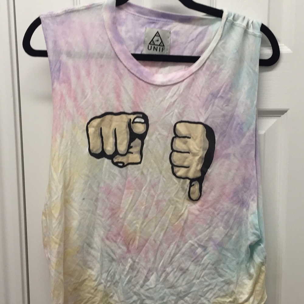 UNIF TIE DYE MUSCLE TANK